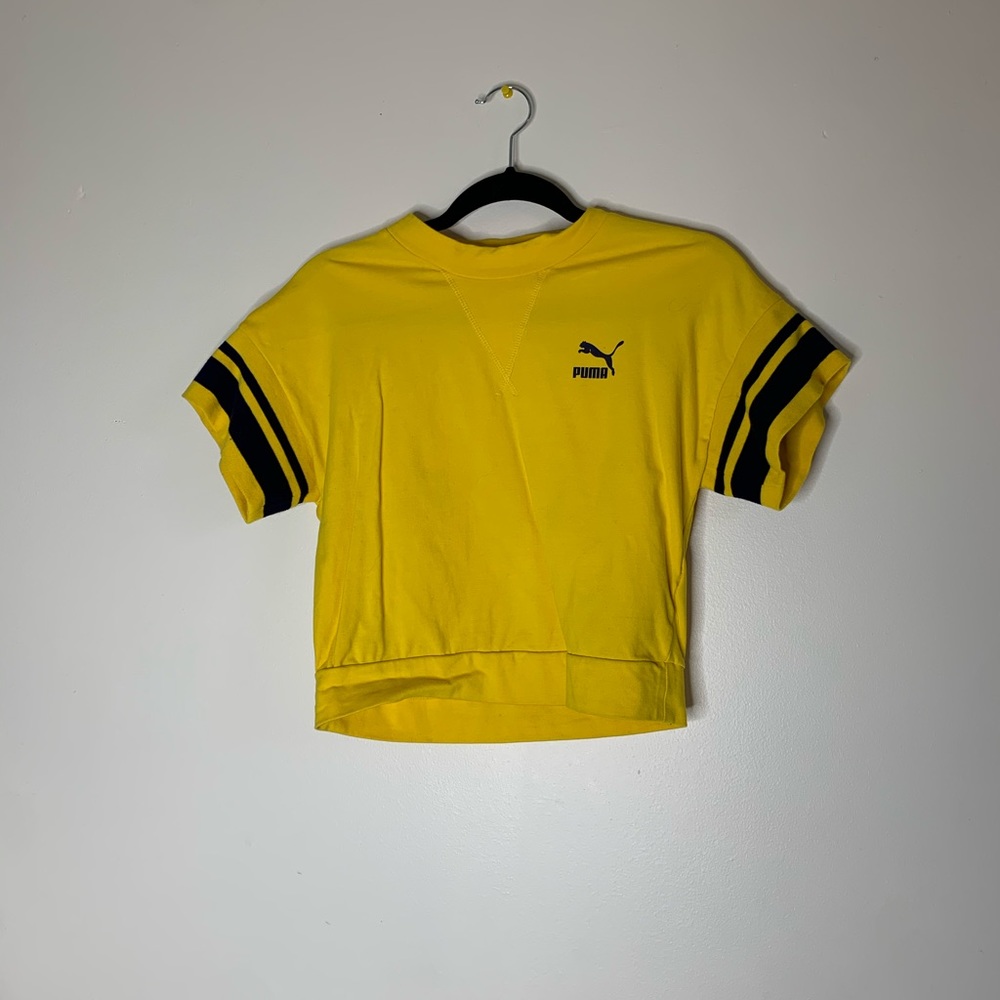 (PUMA) Yellow Puma Top